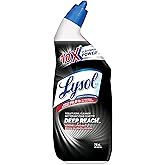 Lysol Toilet Bowl Cleaner, Deep Reach, Removes Limescale, For Cleaning and Disinfecting, Stain Removal, 10x cleaning power, 7