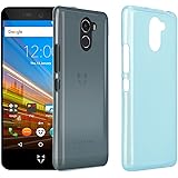 Wileyfox Swift 2 X Case, Riffue Ultra Soft TPU Flexible Thin Clear Silicone Matte Back Protective Gel Cover for Wileyfox Swift 2X - Black