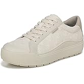 Dr. Scholl's Shoes Women's Sneaker, Off White Floral Fabric, 7.5