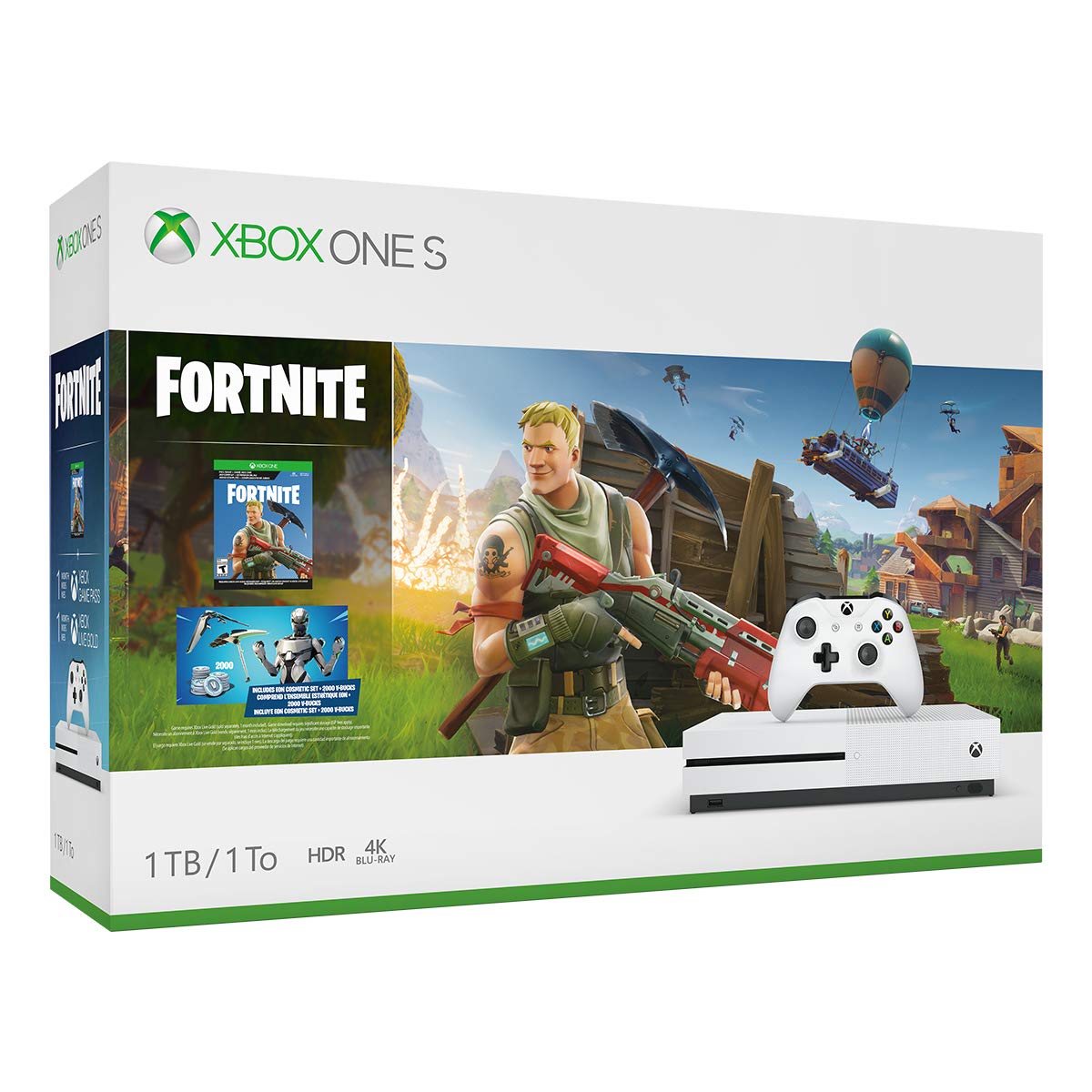 Xbox One S 1TB Console - Fortnite Bundle (Discontinued)