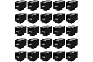 Gorilley 25 Pcs Rj45 Coupler Cat6 Jacks Inline Coupler Female to Female Insert Coupler