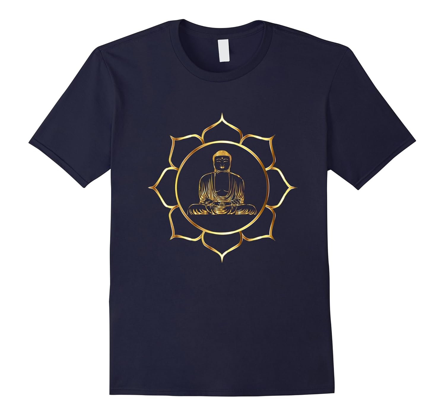 Golden Buddha T-Shirt Faith Religion Shirt-ANZ