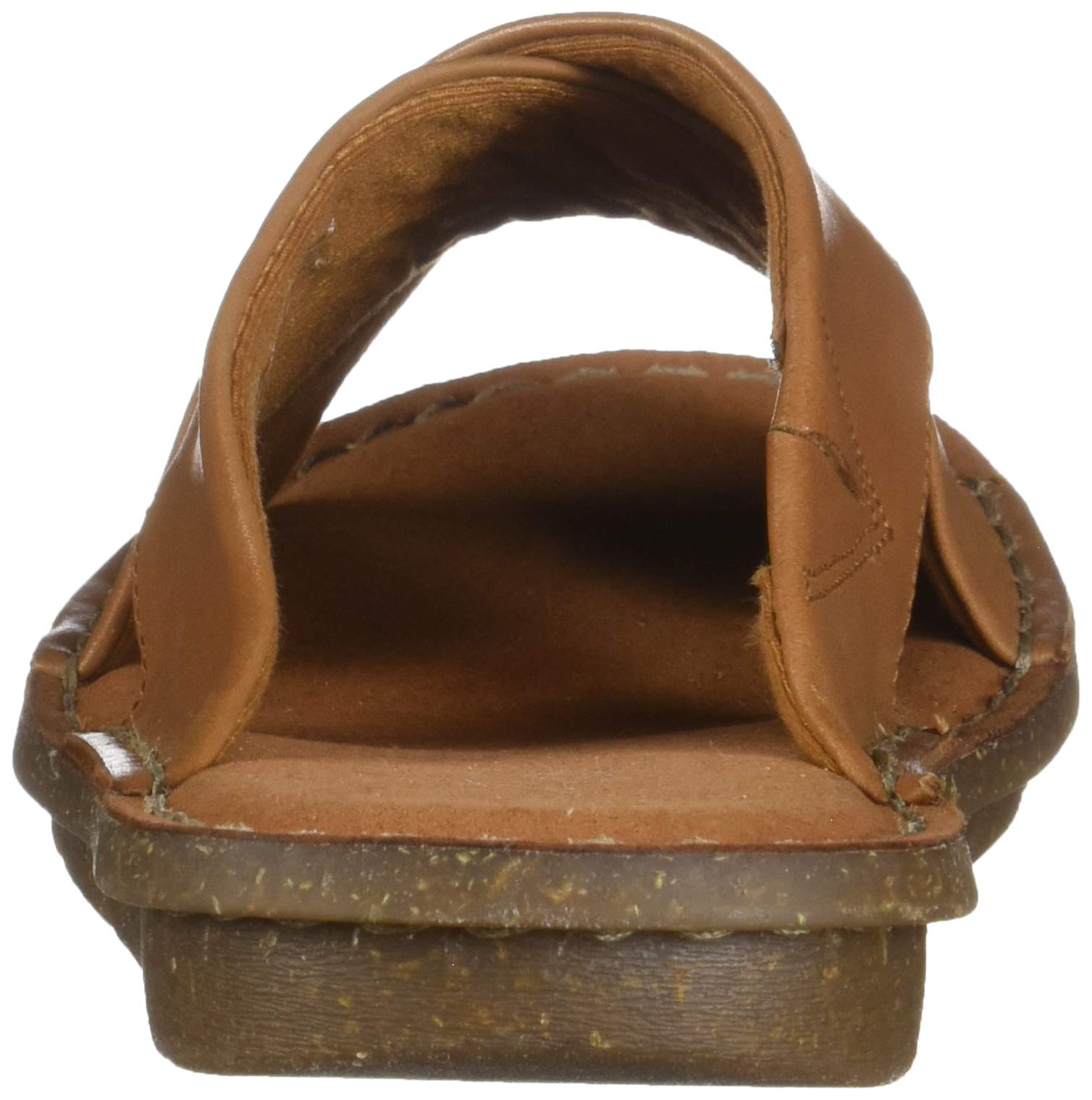 Clarks Women's Blake Sydney Slide Sandal, tan Leather, 050 M US - Image 3
