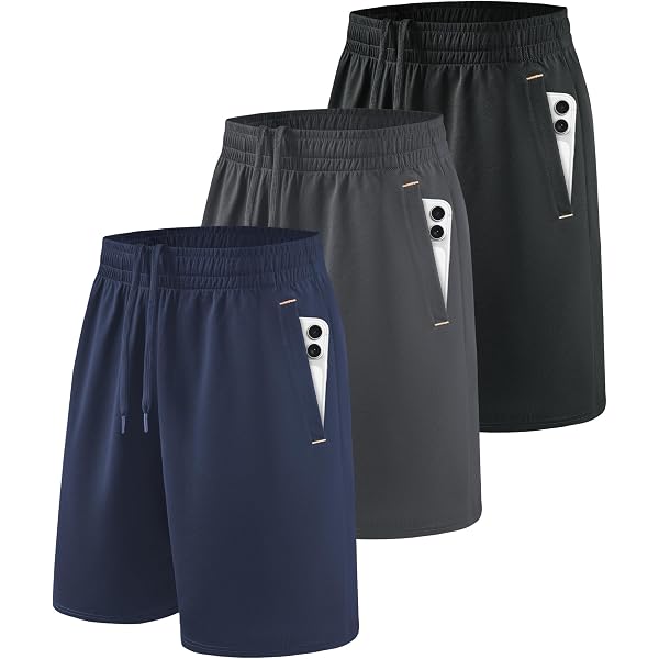 KCVENN Men's 7 Inch Inseam Athletic Shorts Quick Dry Basketball