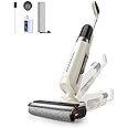 Mova K30 Wet Dry Vacuum Cleaner, 180° Lie-Flat Reach Smart Vacuum Mop, 140°F Hot Air Drying, 0in Dual-Edge Cleaning, Powerful 18000Pa Suction Floor Cleaner for Hard Floors Pet Hair