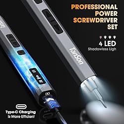 TanSon Mini Electric Screwdriver Set,3.7V Precision