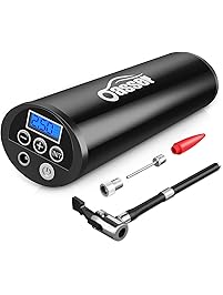 Oasser Portable Air Compressor Mini Air Inflator Hand Held Tire Pump with Digital LCD LED Light Li-ion 12V 150PSI for Car Bicycle RV and Other Inflatables P1
