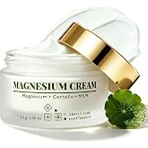 Bmrewax Total Relief Magnesium Cream with MSM &amp; Centella Asiatica | Magnesium Body Cream for Daily Skin Care &amp; Soothing Moisturizing, Fast Absorbing Magnesium Lotion for Legs, Neck, Back &amp; Feet