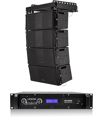Amazon.com: Sound Town ZETHUS Pair of Dual 8-inch Line Array