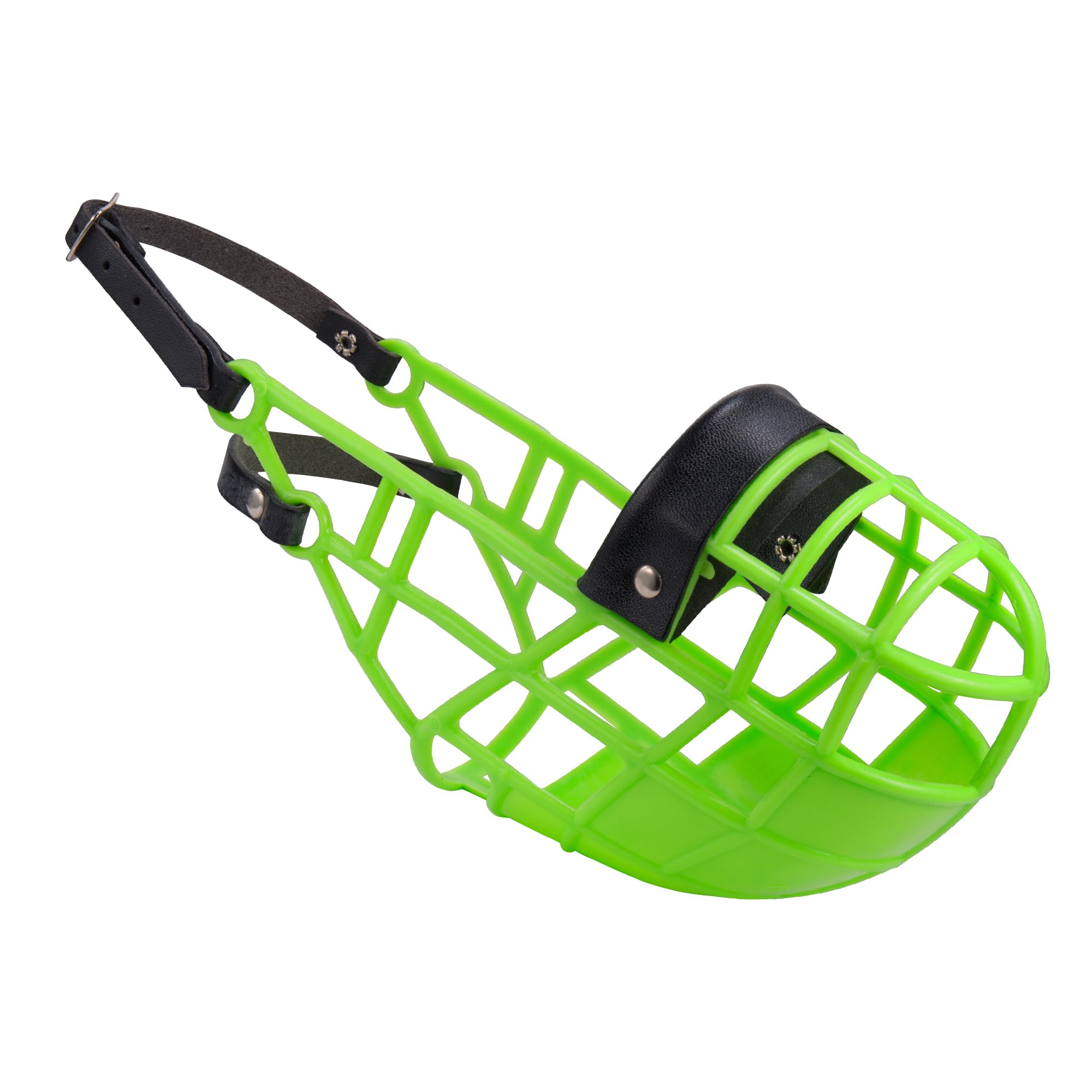 Muzzle Don Pare Model 101 In Neon Green Drinking Always Possible Ideal For Freewheeling, Kennel, Cage, Dog Racing, Car, poison bait protection By Amathings