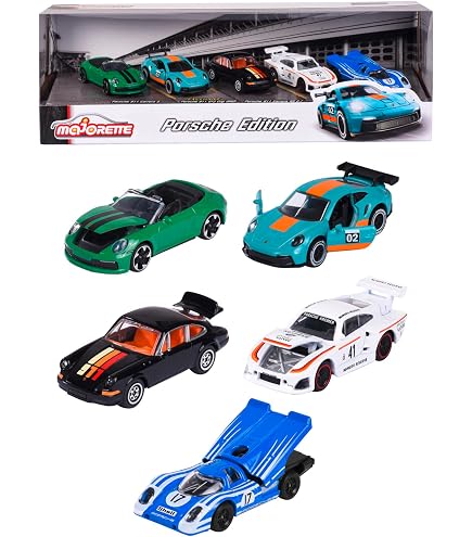 MAJORETTE GIFTPACK COM 5 VEICULOS SERIE PORSCHE : Amazon.com.br