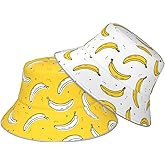 Bucket Hat Double-Side-Wear Reversible Sun Hat Beach Travel Hiking for Women Men