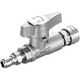 M MINGLE Ball Valve Pressure Washer, 3/8" Quick Connect Ball Valve for Power Washer Hose, 5000 PSI