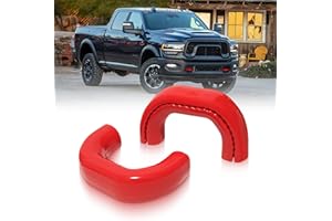 TOVIIEA Tow Hitch Covers for Dodge RAM 2500/3500 2019-2025 Thicken Upgrade,Tow Hook Cover Compatible with Dodge RAM 2500/3500
