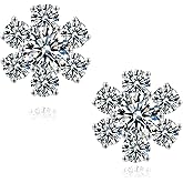 Tunzug Moissanite Stud Earrings D Color VVS1 Clear Moissanite Earrings 18K Gold Plated 925 Sterling Silver Friction Base Hypoallergenic Earrings for Men Women