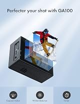 WOLFANG GA100 Action Camera 4K 30FPS 20MP Waterproof 40M WiFi EIS Dual Mic + view 6
