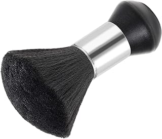TRIXES Friseur Nackenpinsel Bürste Salon Haarschneide Friseur Zubehör Barbier Haarpinsel - Friseurpinsel Nackenwedel - Frisör Nackenpinsel mit Plastik Griff