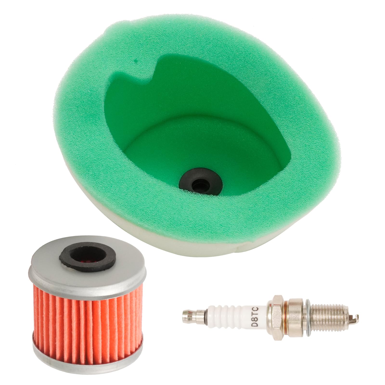 Photo 1 of laffoonparts Air Filter & Oil filter & Spark plug, Replacement for Honda CRF250R 2004-2009, CRF250X 2004-2009, CRF450R 2002-2008, CRF450X 2005-2009