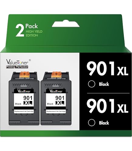 thumbnail image 2 of Hp 901xl Black Genuine Original OEM HP 901xl CC654AN Black Printer Ink Cartridge For Officejet Hp 906xl 2 of 9