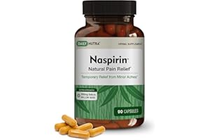 DailyNutra Naspirin Willow Bark Formula - Natural Relief for The Head, Back, Shoulder, Neck, Knees, & Joints - Extra Strength White Willow Bark Supplement with Turmeric & Boswellia (90 Capsules)