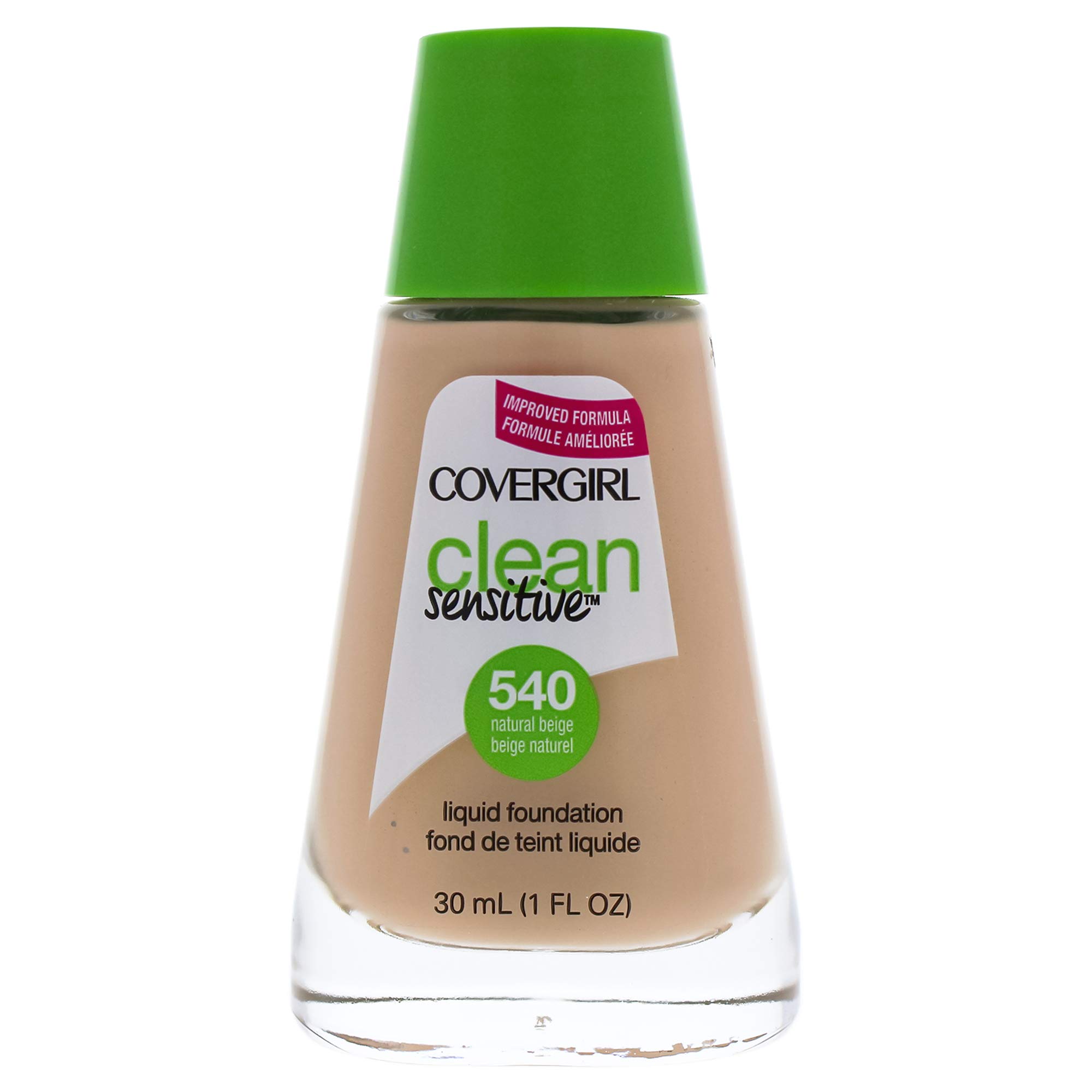 Clean Sensitive Liquid Foundation - # 540 Natural Beige For Women 1 Oz Foundation