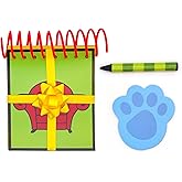 ASVP Shop Birthday - Handy Dandy Notebook With 1 Black Crayon & 1 Paw Sticky Notes Pad
