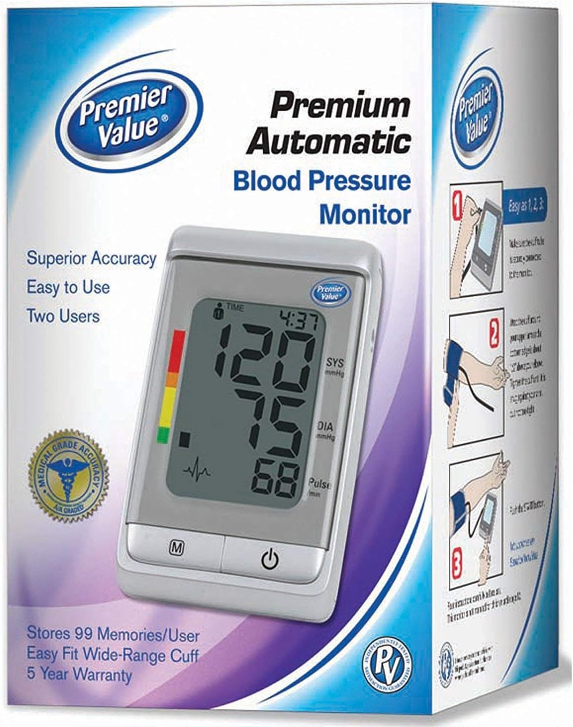 Premier Value, Premium Automatic Blood Pressure Monitor