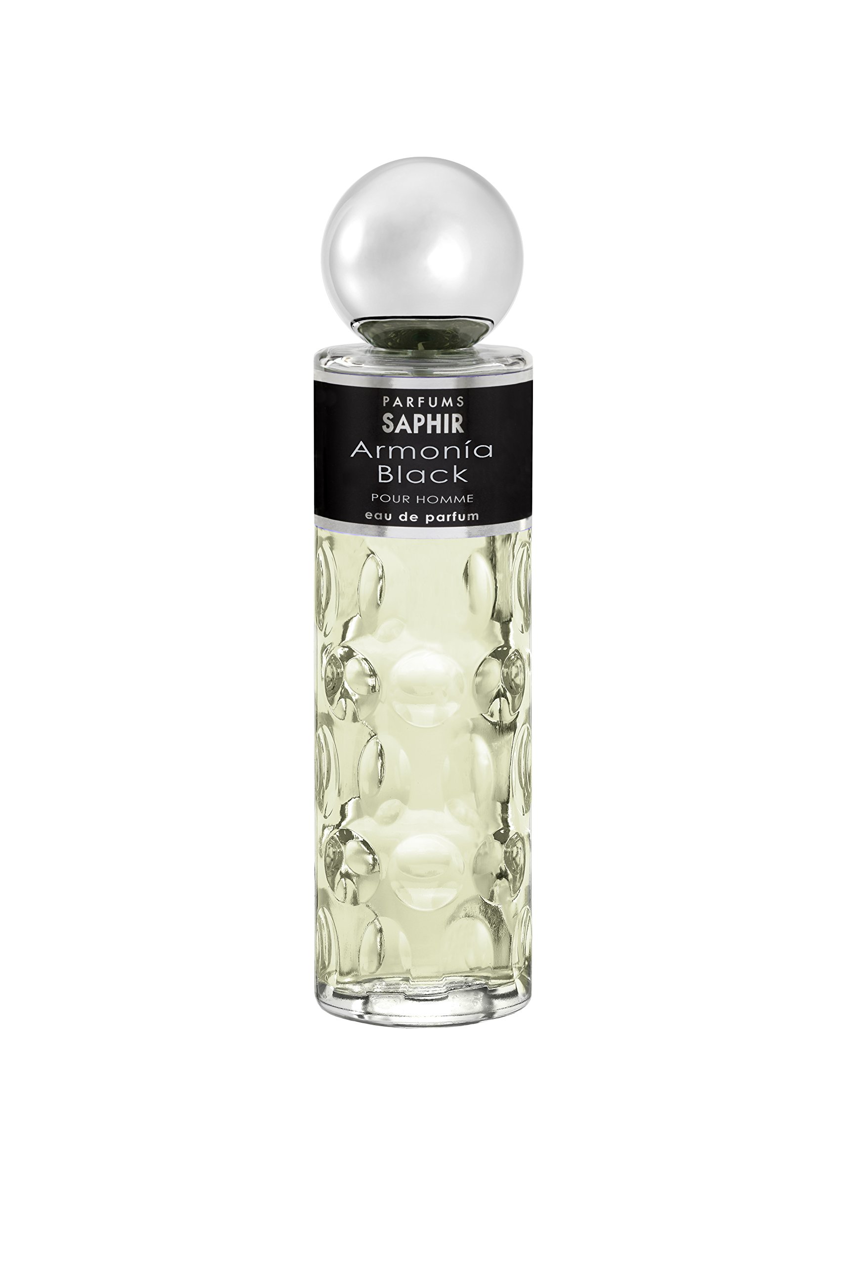PARFUMS SAPHIR Harmony Black, Eau de Parfum Spray for Men, 200 ml