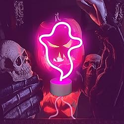Halloween Decoration Ghost Neon Sign with