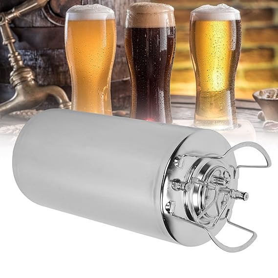 Beer Brewing Keg, Easy to Clean Beer Barrel Beer Bucket 304 Stainless