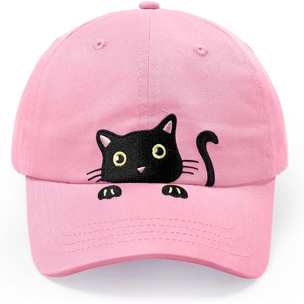 Kids Butterfly Baseball Cap - Adjustable Vintage Washed Hat For Boys & Girls Ages 3-10