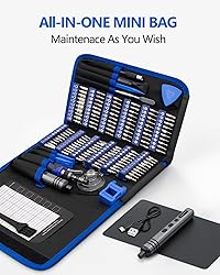 Mini Electric Screwdriver Set 140-IN-1: UnaMela