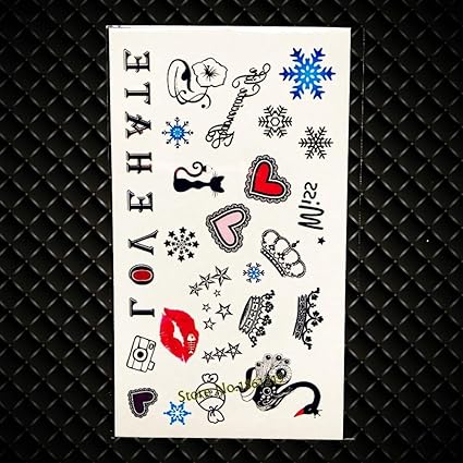 Generic Beauty Cute Body Art Waterproof Tattoos Gyf 87 Small