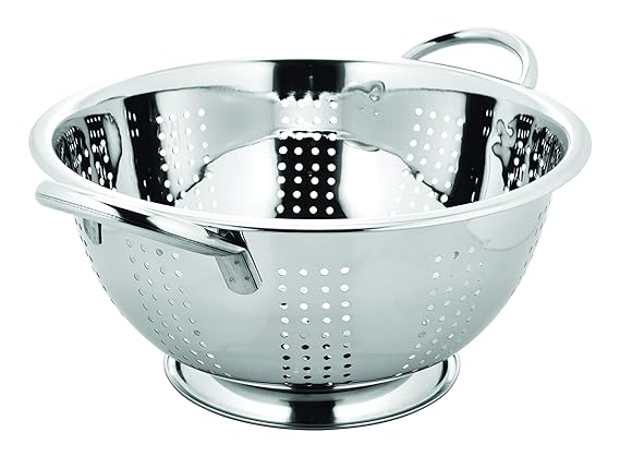 Vinayak International Stainless Steel Colander/Strainer 3500ml 26 cm