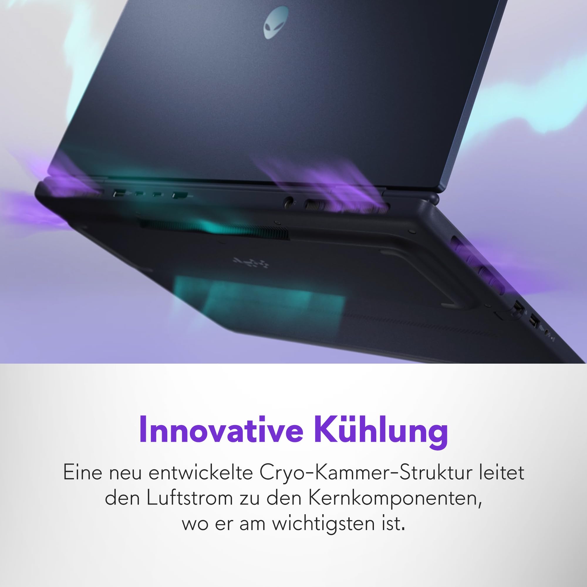Alienware 16 Aurora Gaming Laptop AC16250 16" WQXGA 120Hz 100% sRGB Display, Intel 7 240H, NVIDIA GeForce RTX 5060, 16GB RAM, 1TB SSD, 3 Monate Game Pass, W11 Home, QWERTZ-Tastatur - 1 Jahr Garantie 5