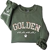 Famitrendz Personalized Golden Retriever Mom Sweatshirt, Dog Mom Sweater for Women, Dog Lovers