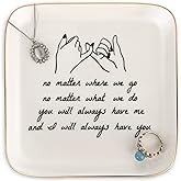 PUDDING CABIN Friend Gifts for Women —No Matter Where We Go, No Matter What We Do, You Will Always Have Me, and I Will Always Have You! —Gifts For Friends Going Away Friendship Ceramic Ring Dish