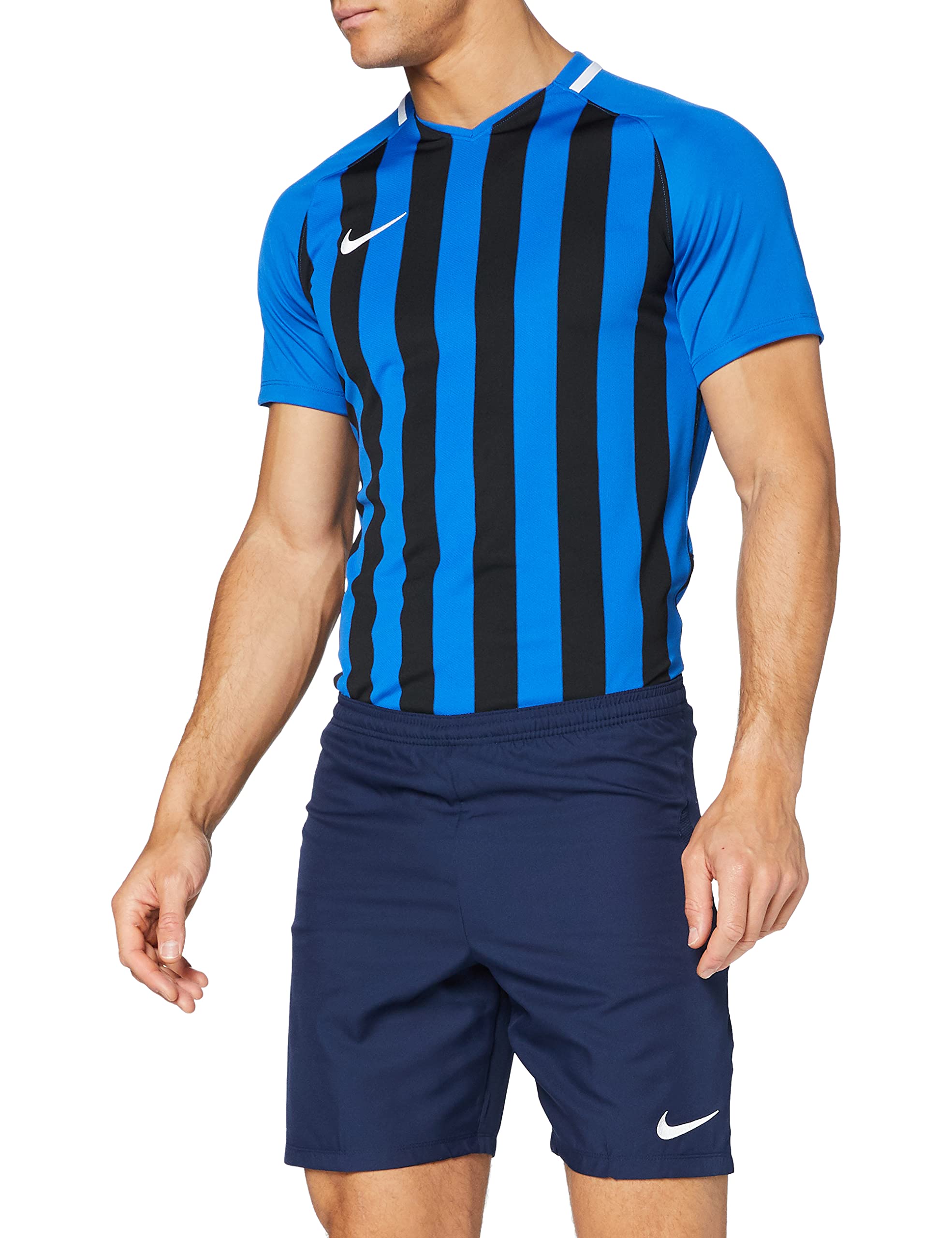 Nike Men's M NK DRY LSR IV SHORT W Sport, Midnight Navy/Midnight Navy/(White), L