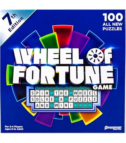 Amazon.com: Wheel of Fortune Game: Quick Play Edition : Toys & Games