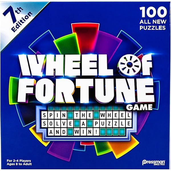 Amazon.com: Wheel of Fortune Game Tin: with Official Wheel of