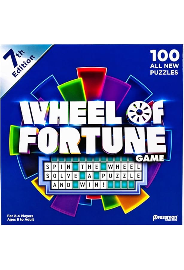 Amazon.com: Wheel of Fortune Game Tin: with Official Wheel of
