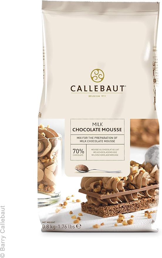 Callebaut Milk Chocolate Mousse Powder 800 G Amazon Co Uk Grocery