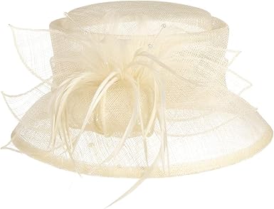 beige occasion hat