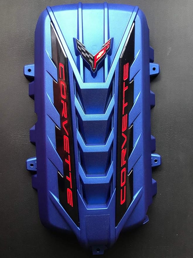C8 Corvette Stingray Engine Cover Custom Painted (Arctic