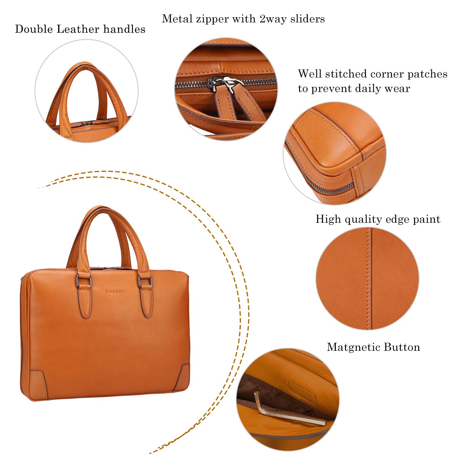 womens leather attache case