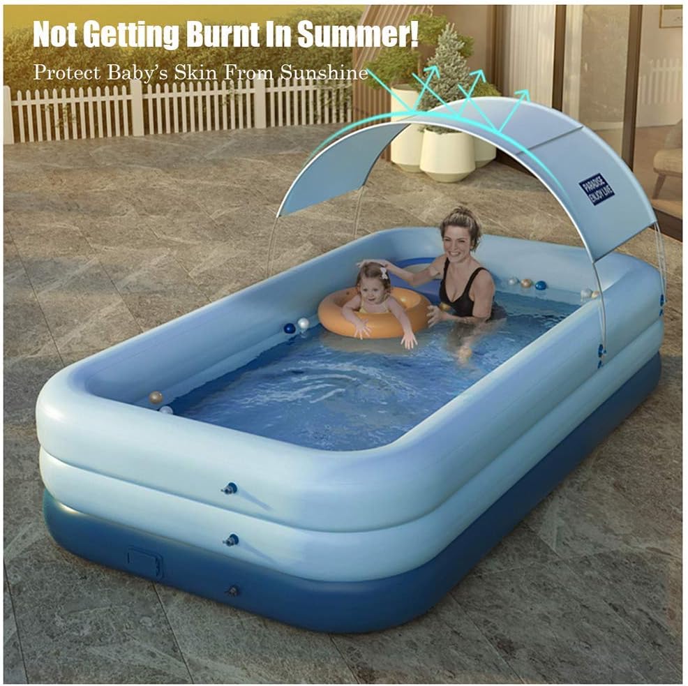 Akaho Inflatable Swimming Pool with 