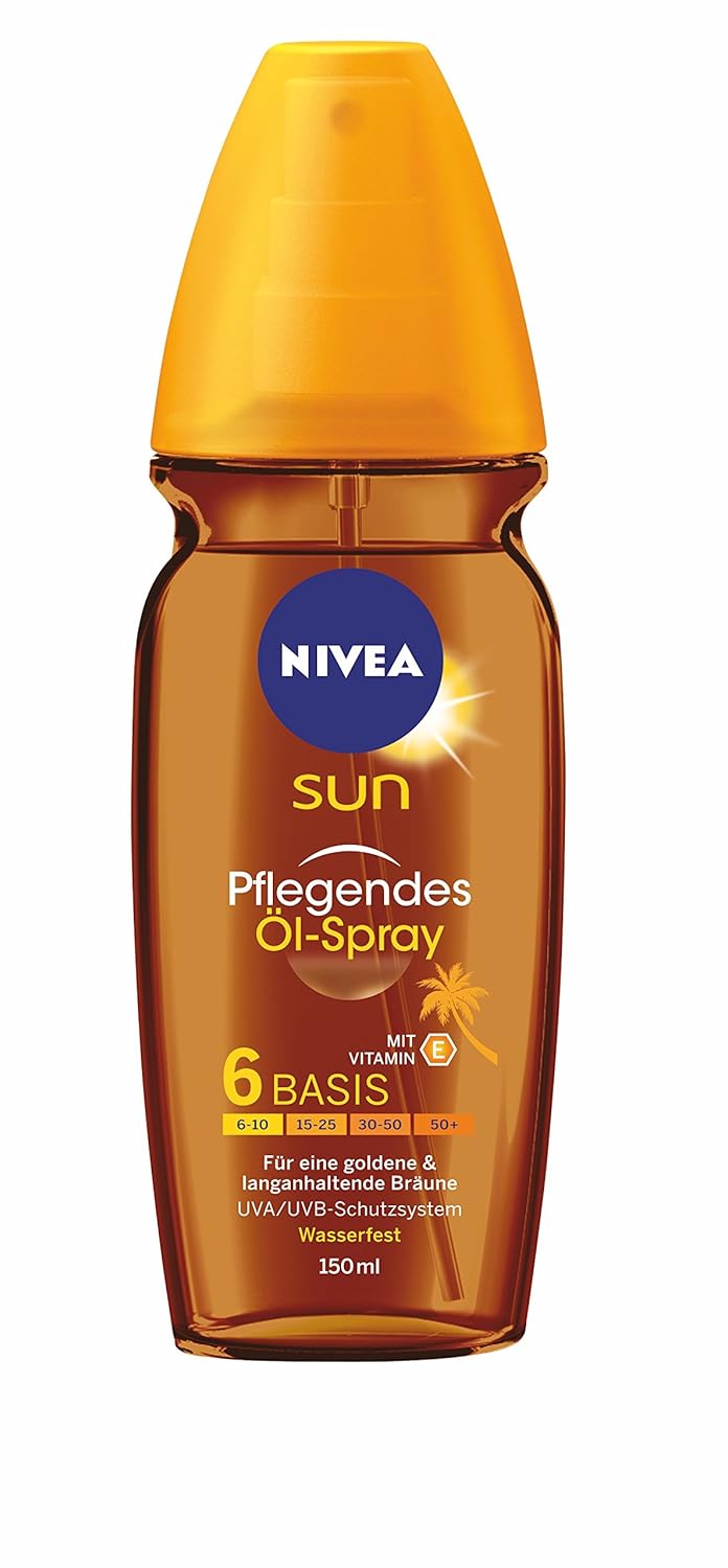 Nivea Sun Pflegendes Öl-Spray LSF 6, 1er Pack (1 x 150 ml ...