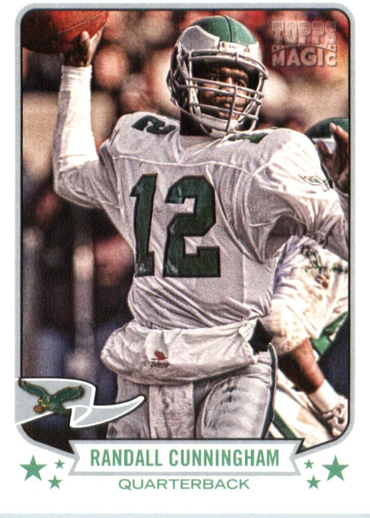 Amazon 2013 Topps Magic Football Card 83 Randall Cunningham 
