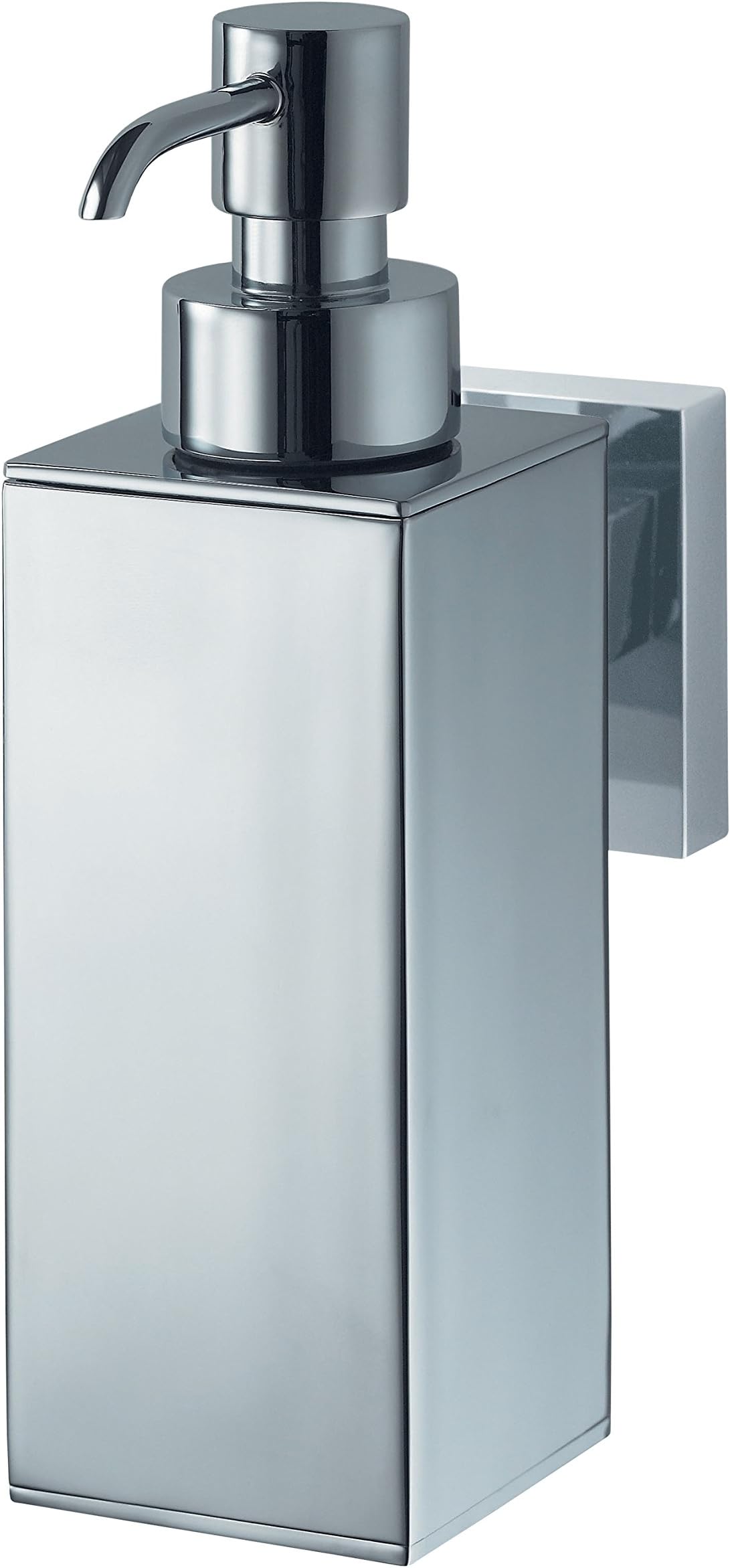 HacekaMezzo 1122439 Stainless Steel and Zinc Alloy Metal Soap Dispenser, Silver