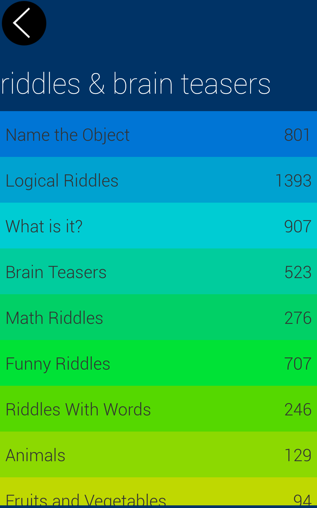 Riddles & Brain Teasers Appstore for Android